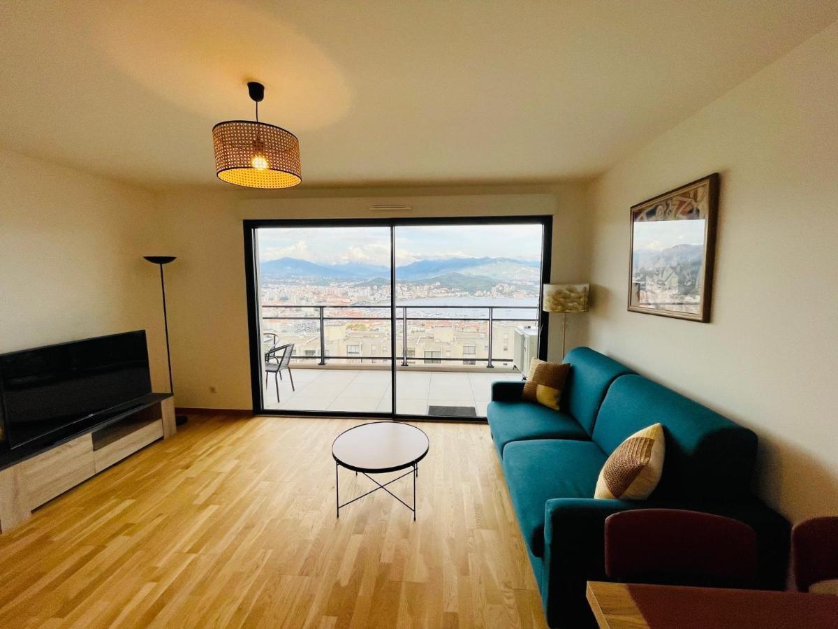 Ajaccio T2 Grand Standing Neuf Vue Mer Centre-Ville & Plages 외부 사진