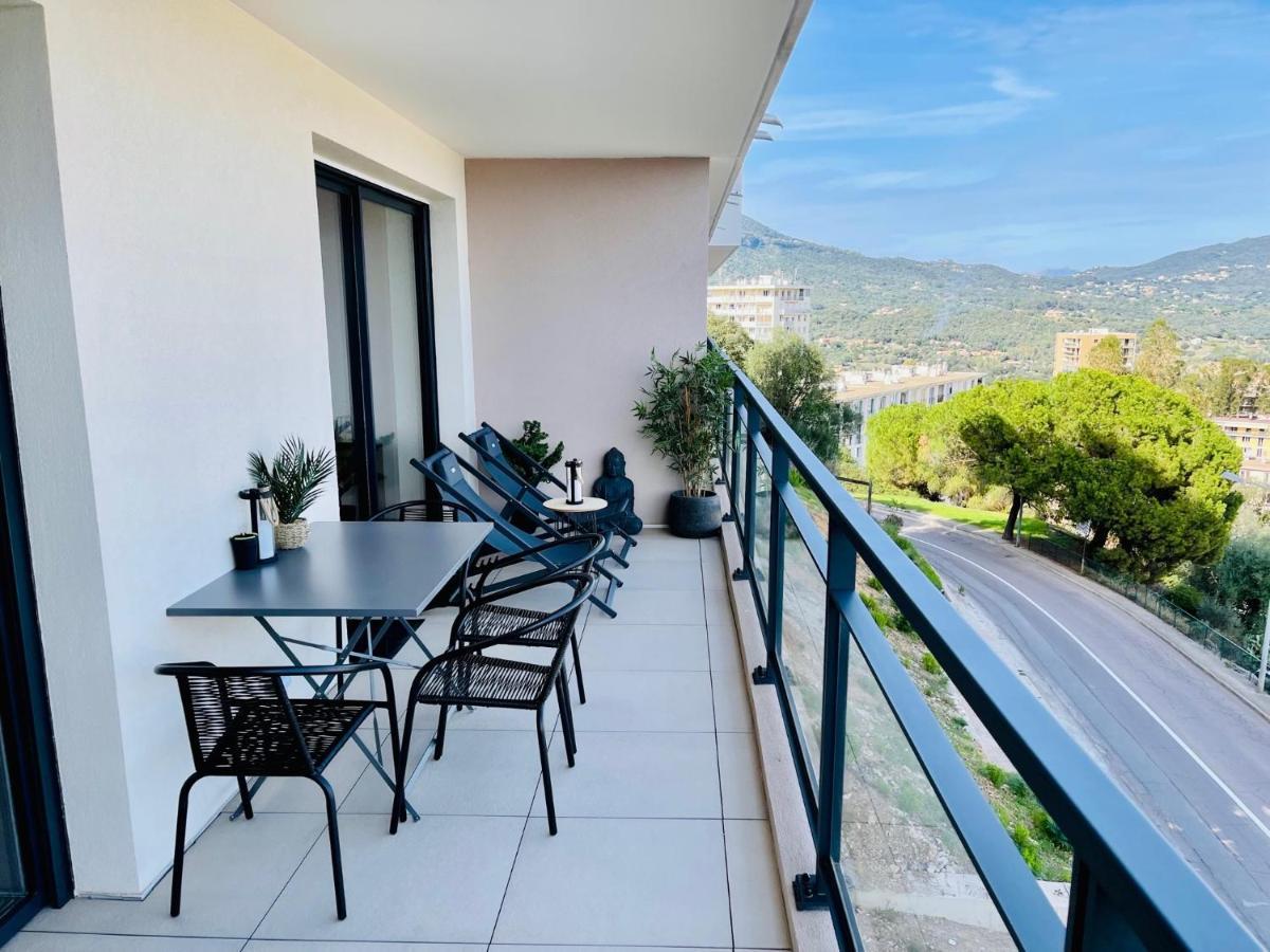 Ajaccio T2 Grand Standing Neuf Vue Mer Centre-Ville & Plages 외부 사진